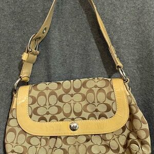 Coach 13739 Soho Pleated Signature Flap Handbag